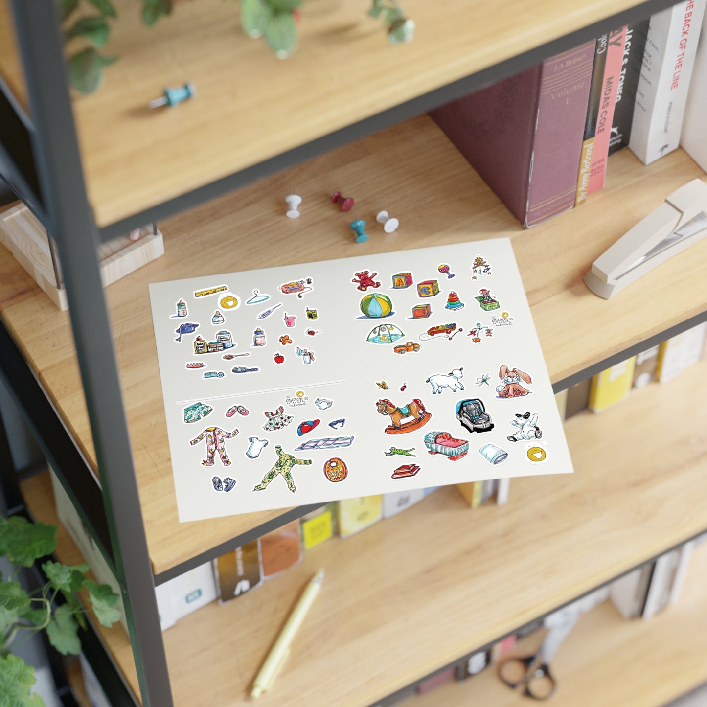 Stickers for Babies and My NICU Story 8.5 x 11 Sticker Sheets by The Giggle Network