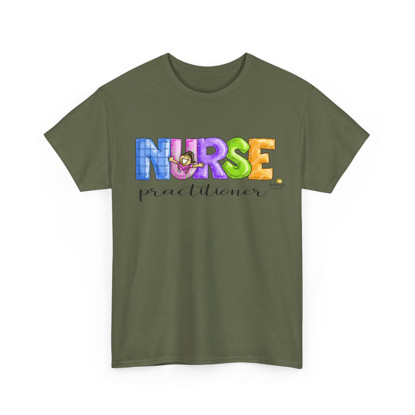 Nurse Practitioner by The Giggle Network, MOther and Baby Nurse tshirt, Springtime tshirt, T Shirt for spring, Hello SPring Tshirt