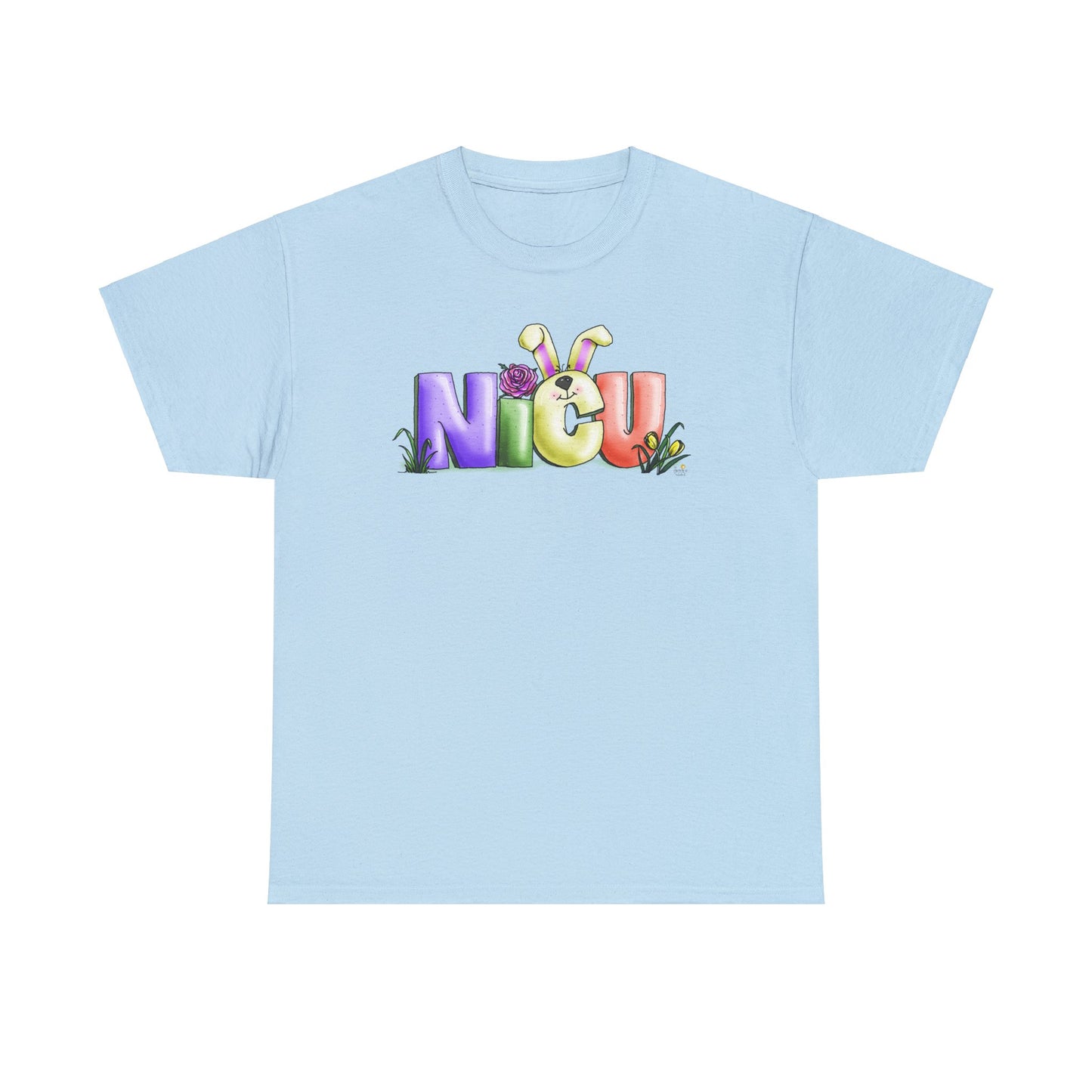 NICU Bunny Ears by The Giggle Network, Nurse tshirt, Springtime tshirt, T Shirt for spring, Hello SPring Tshirt , Teacher Tshirt