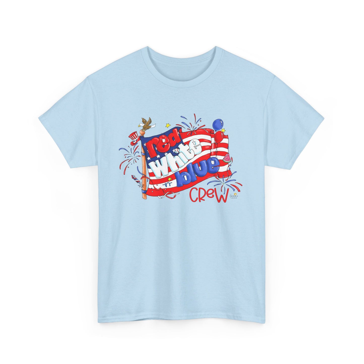 Red White and Blue Crew, July 4 Tshirts, Independence Day Tshirt, by The Giggle Network