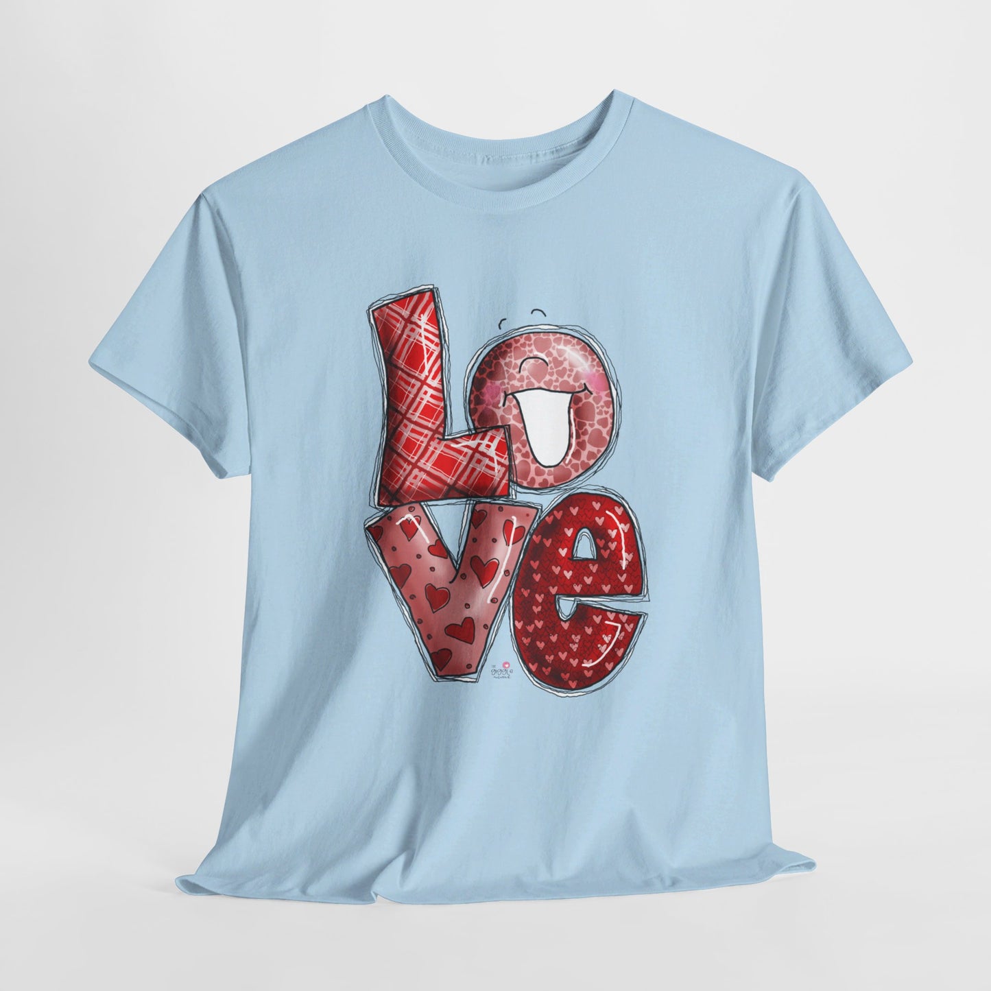 Love TShirt by The Giggle Network. Valentine's Tshirts. Love and hearts tshirt.