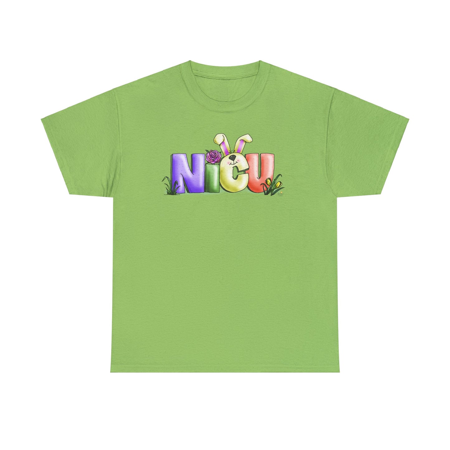 NICU Bunny Ears by The Giggle Network, Nurse tshirt, Springtime tshirt, T Shirt for spring, Hello SPring Tshirt , Teacher Tshirt