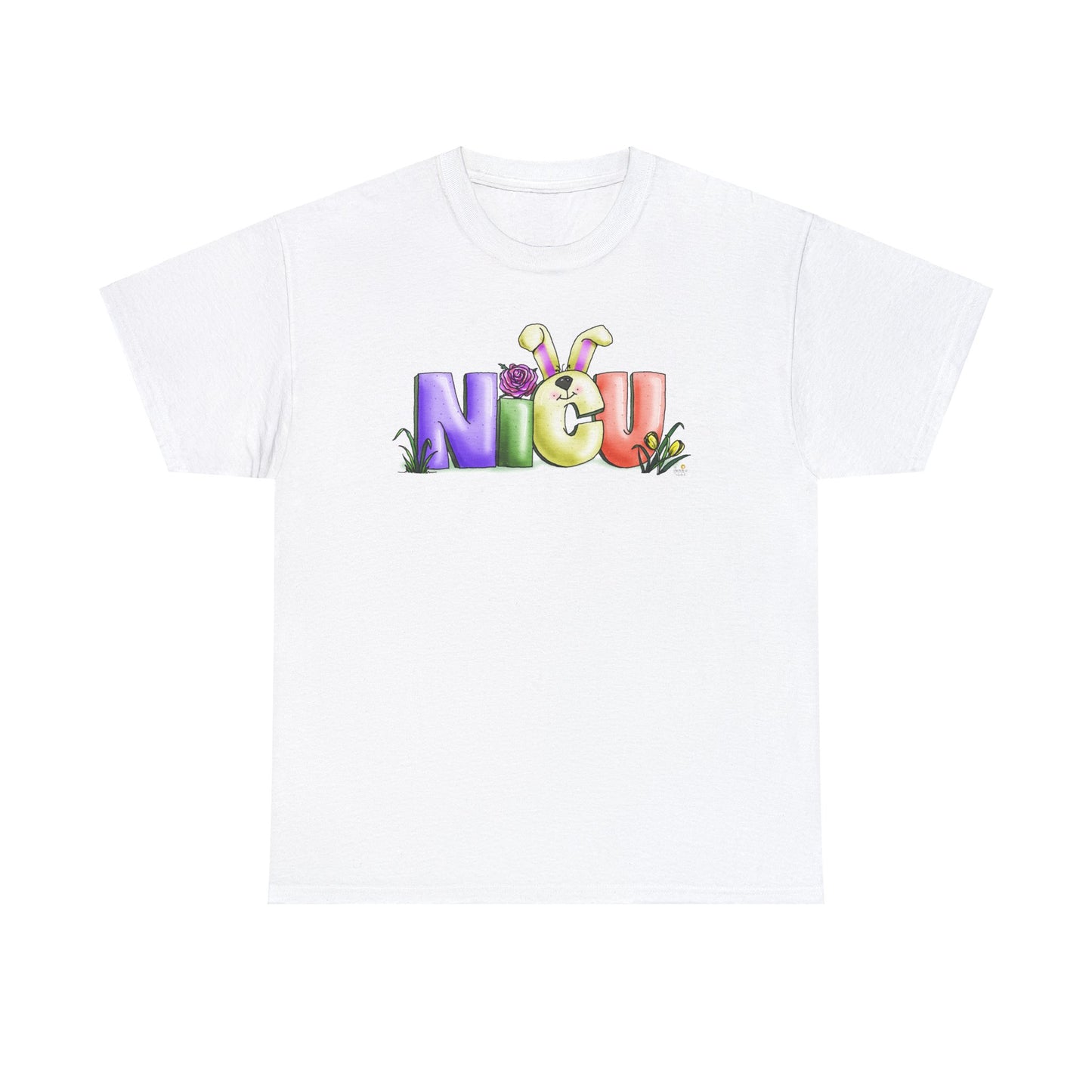 NICU Bunny Ears by The Giggle Network, Nurse tshirt, Springtime tshirt, T Shirt for spring, Hello SPring Tshirt , Teacher Tshirt