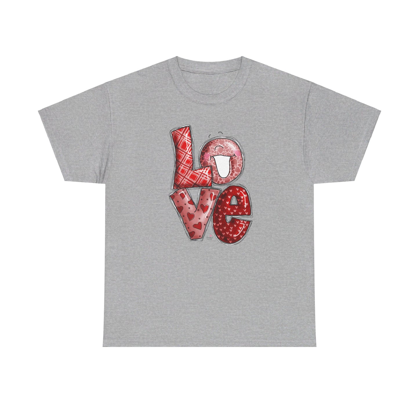 Love TShirt by The Giggle Network. Valentine's Tshirts. Love and hearts tshirt.