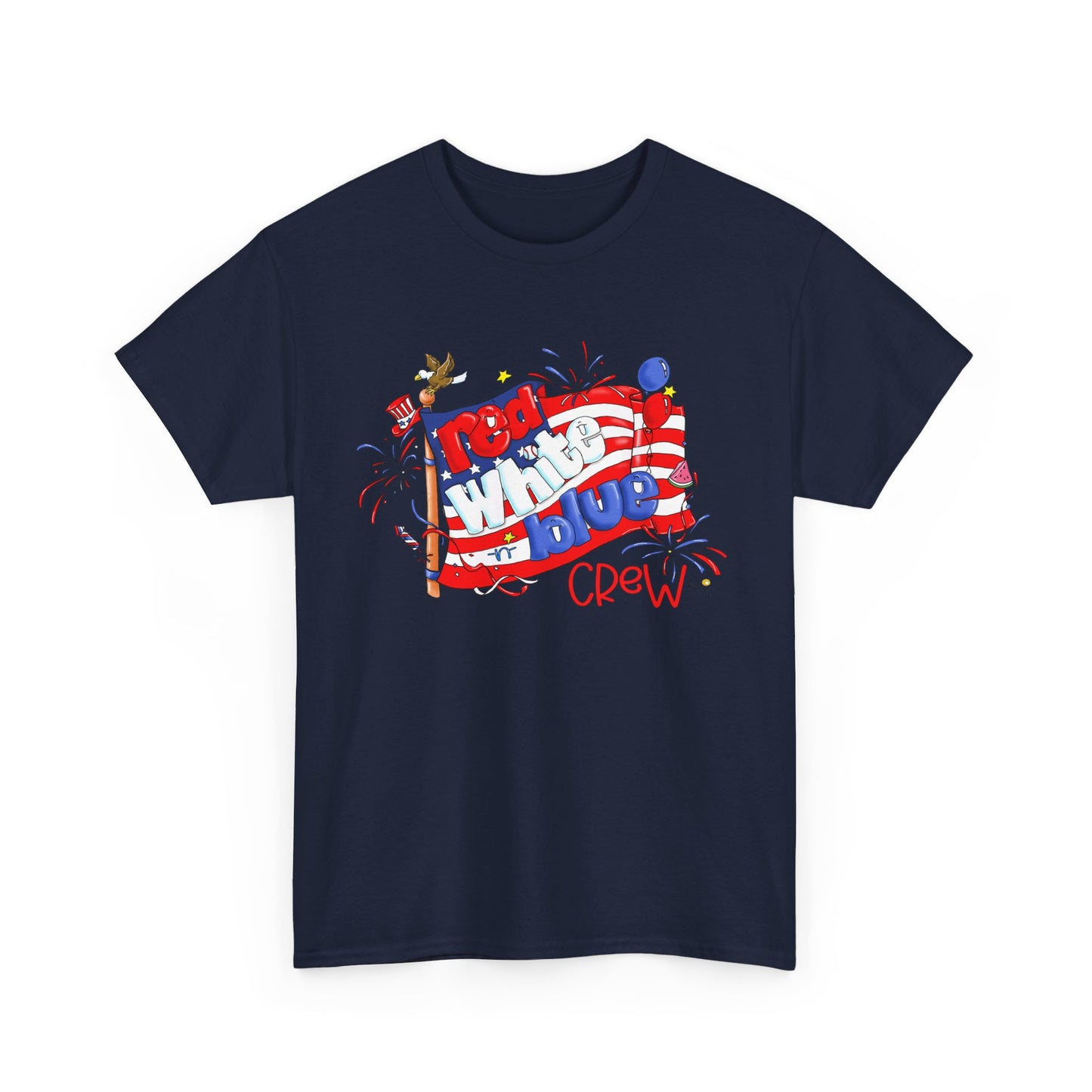 Red White and Blue Crew, July 4 Tshirts, Independence Day Tshirt, by The Giggle Network