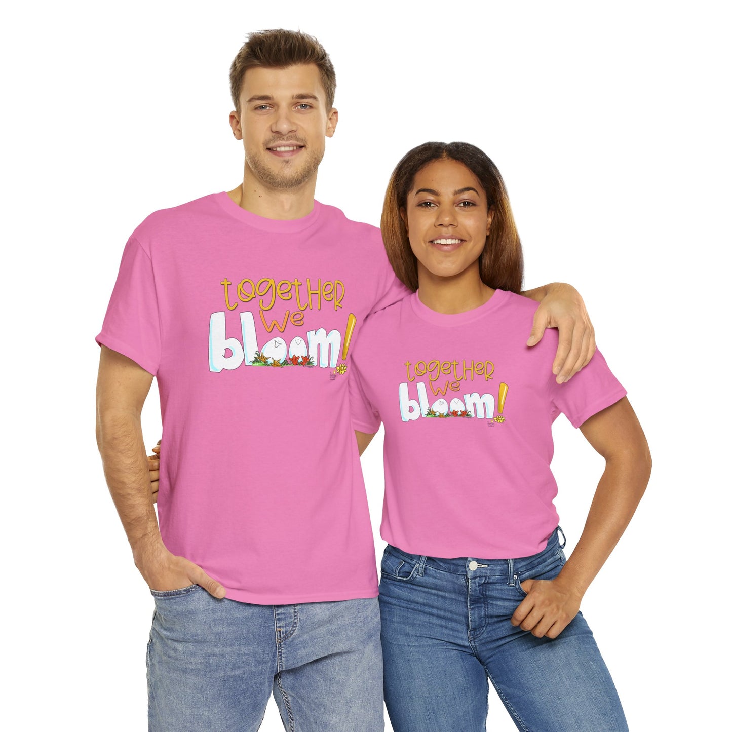 Together We Bloom by The Giggle Network, Nurse tshirt, Springtime tshirt, T Shirt for spring, Hello SPring Tshirt