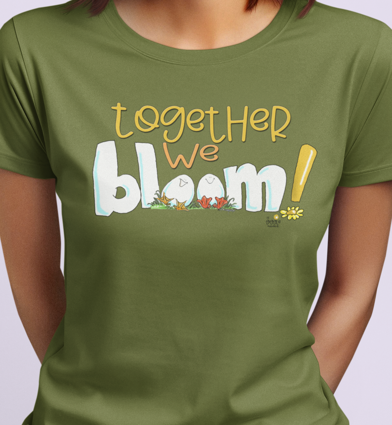 Together We Bloom by The Giggle Network, Nurse tshirt, Springtime tshirt, T Shirt for spring, Hello SPring Tshirt