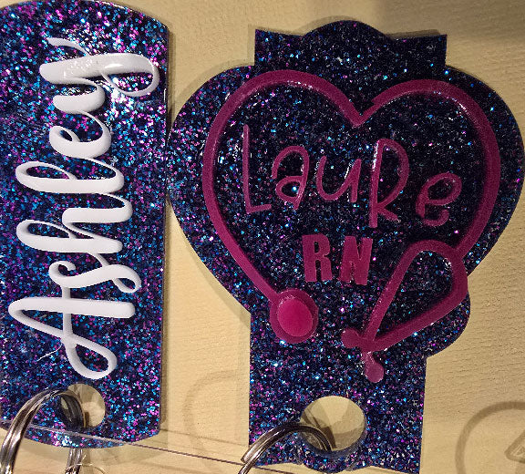 Tumbler Acrylic Name Topper