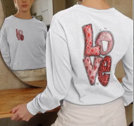 Love Sweatshirt by The Giggle Network, Valentines Day Sweatshirt, Valentines Gift