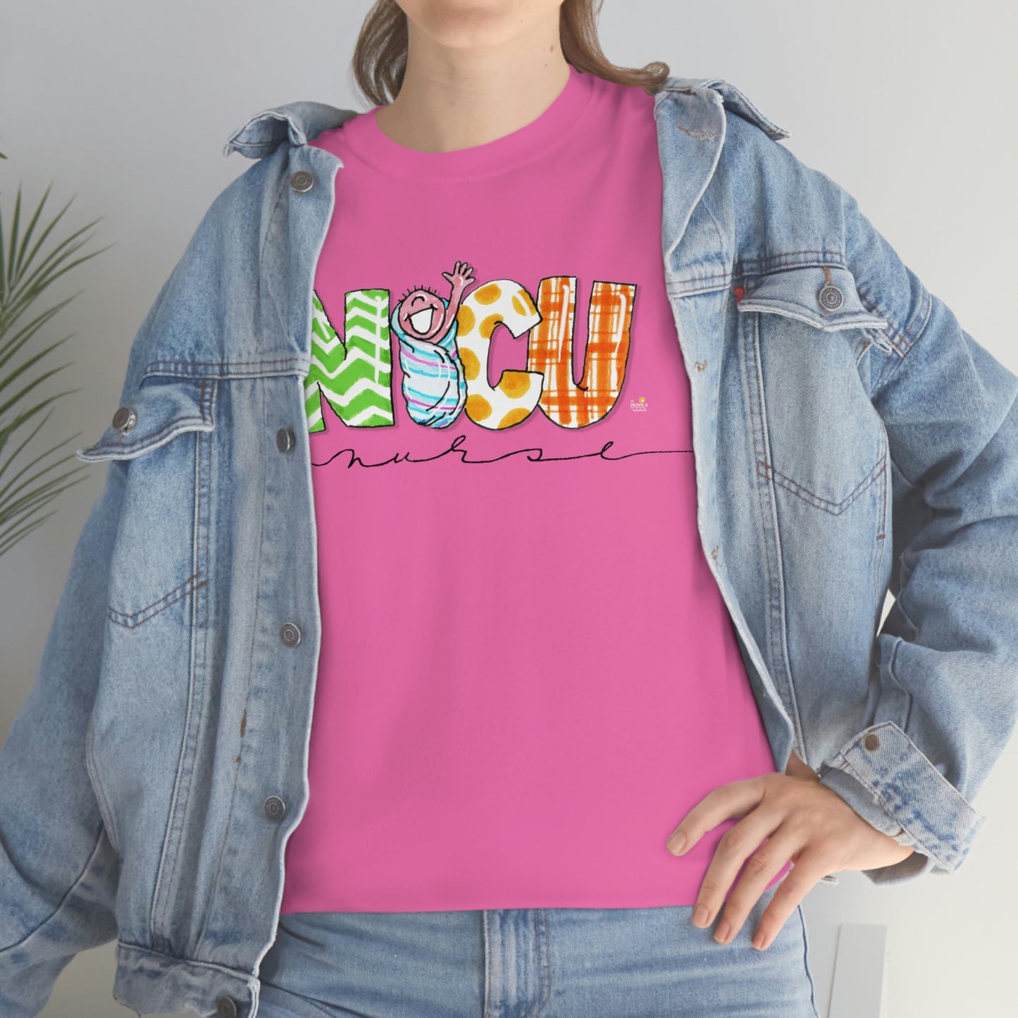 Nicu Nurse w Swaddle from The Giggle Network (TM), NICU Nurse Tshirt, Nicu nurse with baby swaddled, NICU Nurse gift, Nurse Gifts, Nicu Nurse tshirt