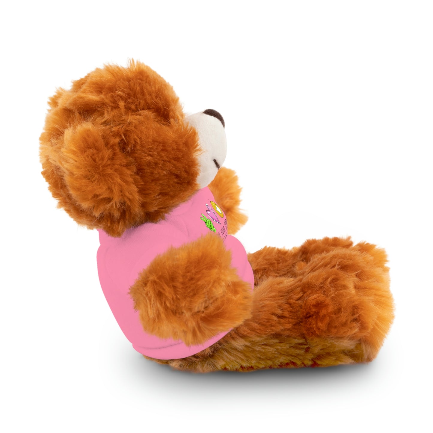 Stuffed Bear, Bunny, or Tiger with Peace, Love, Giggles by The Giggle Network (TM)