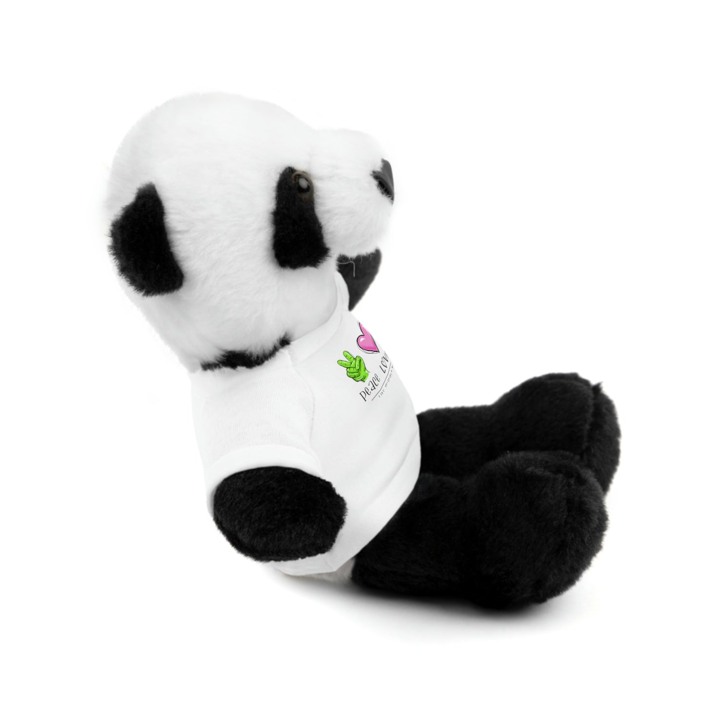 Stuffed Bear, Bunny, or Tiger with Peace, Love, Giggles by The Giggle Network (TM)