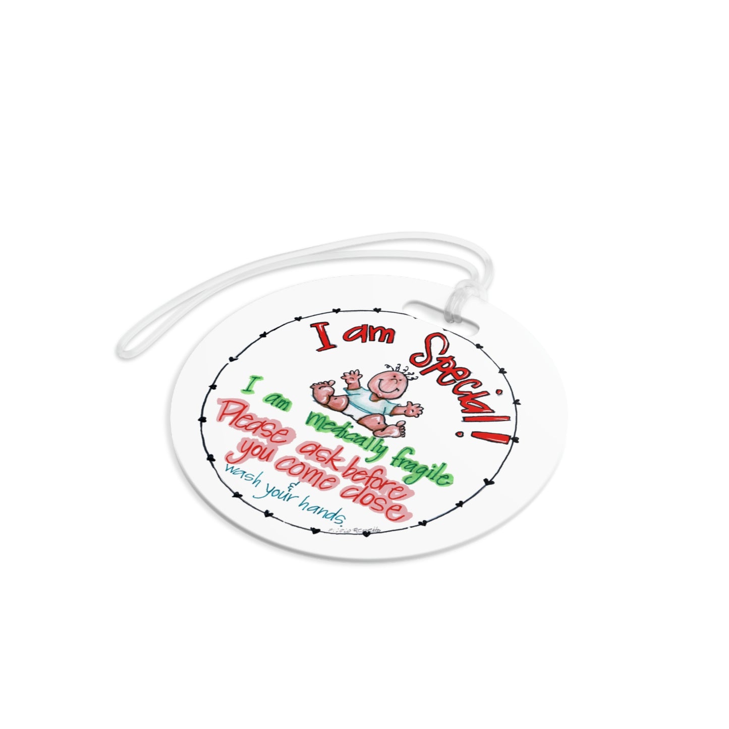"I am Special" Stroller Tag created by The Giggle Network