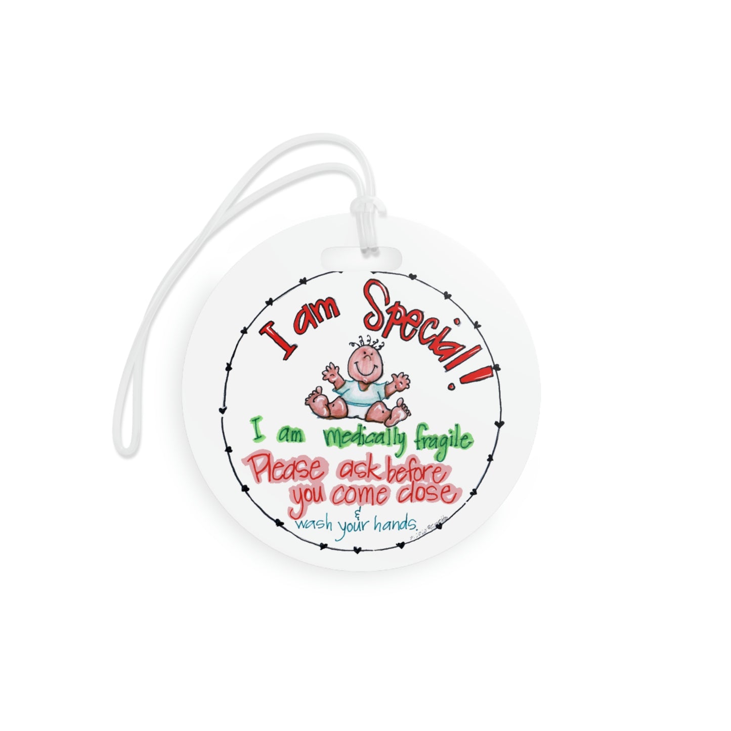 "I am Special" Stroller Tag created by The Giggle Network