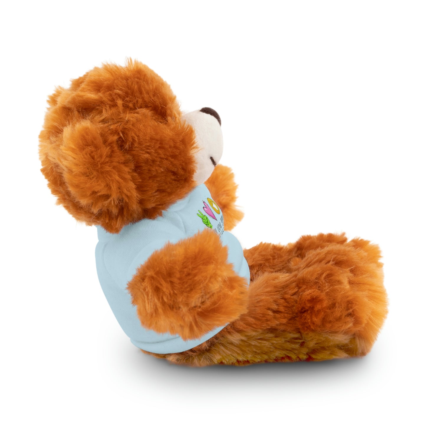 Stuffed Bear, Bunny, or Tiger with Peace, Love, Giggles by The Giggle Network (TM)