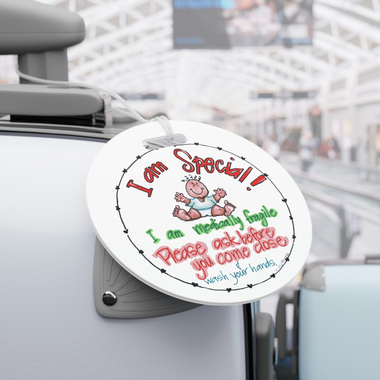 "I am Special" Stroller Tag created by The Giggle Network