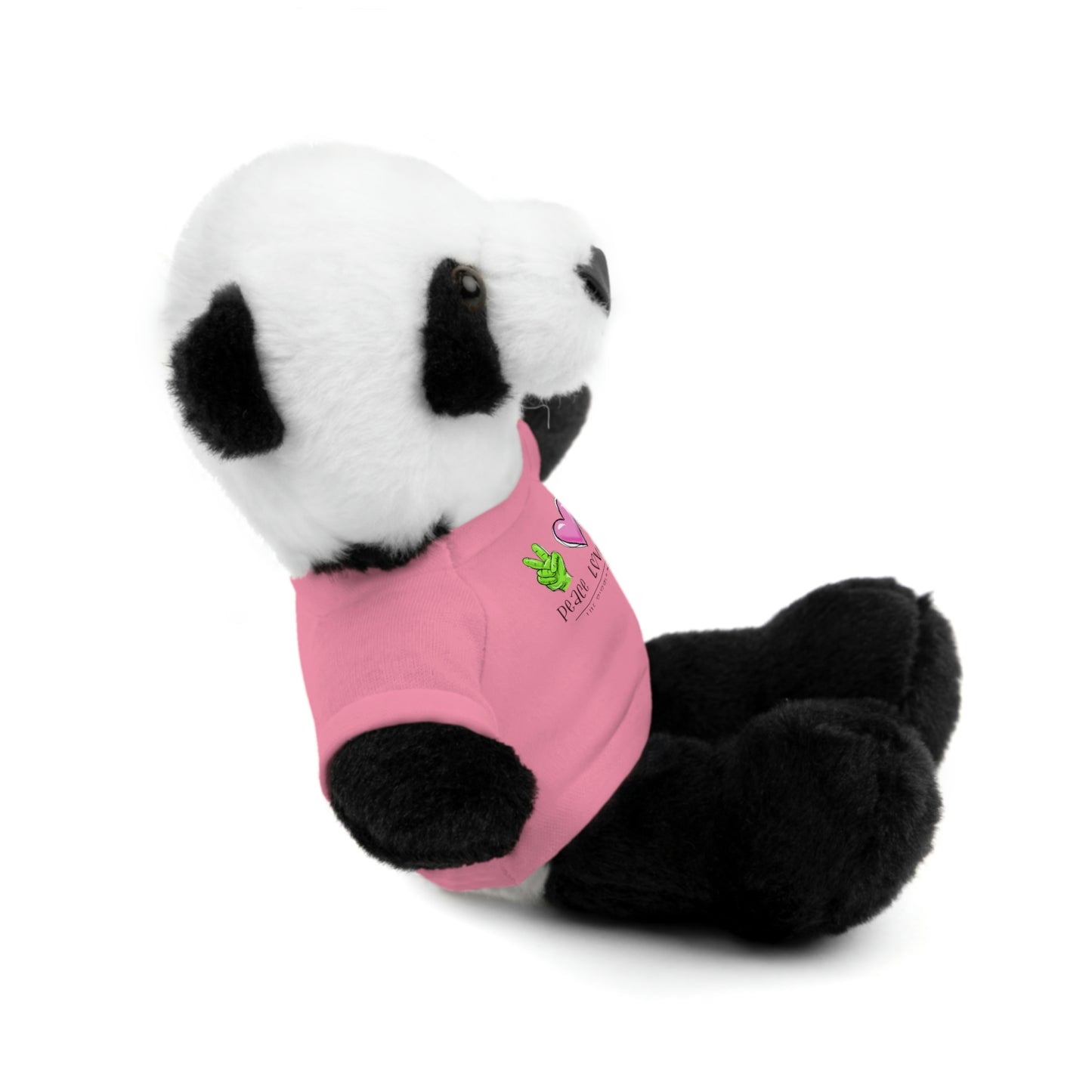 Stuffed Bear, Bunny, or Tiger with Peace, Love, Giggles by The Giggle Network (TM)