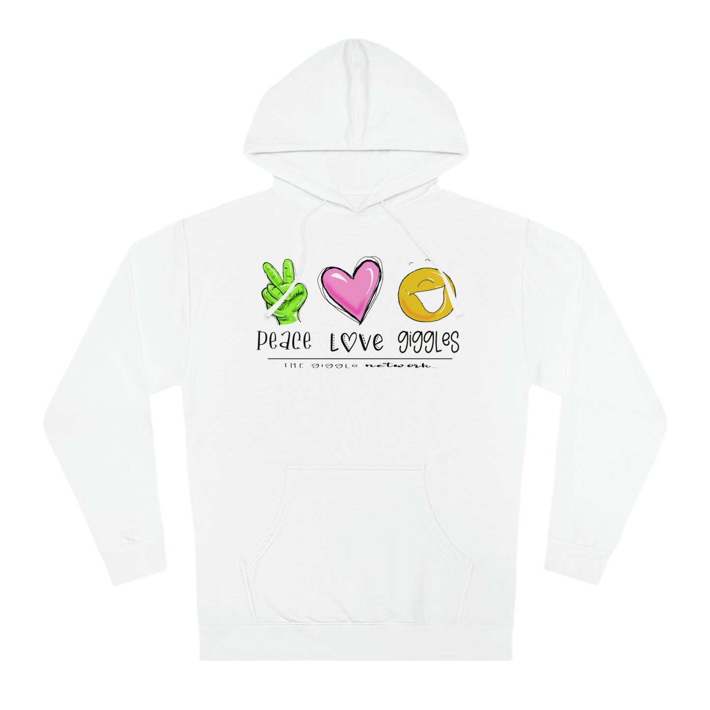 Peace Love Giggles Sweat by The Giggle Network