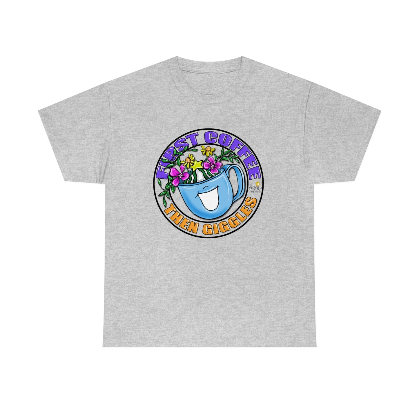FIrst Coffee Then Giggles (FULL COLOR) by The Giggle Network (TM) created and Illustrated by Laurie Repetto