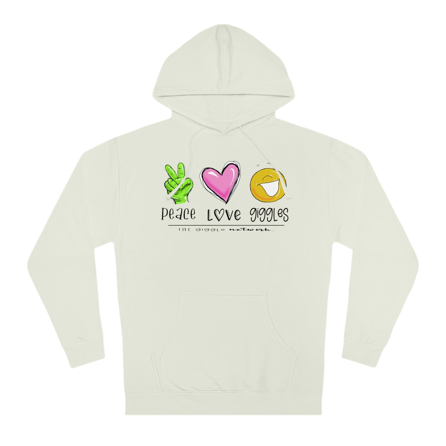 Peace Love Giggles Sweat by The Giggle Network