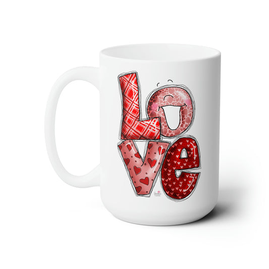 Love by the Giggle Network Ceramic Mug 15oz