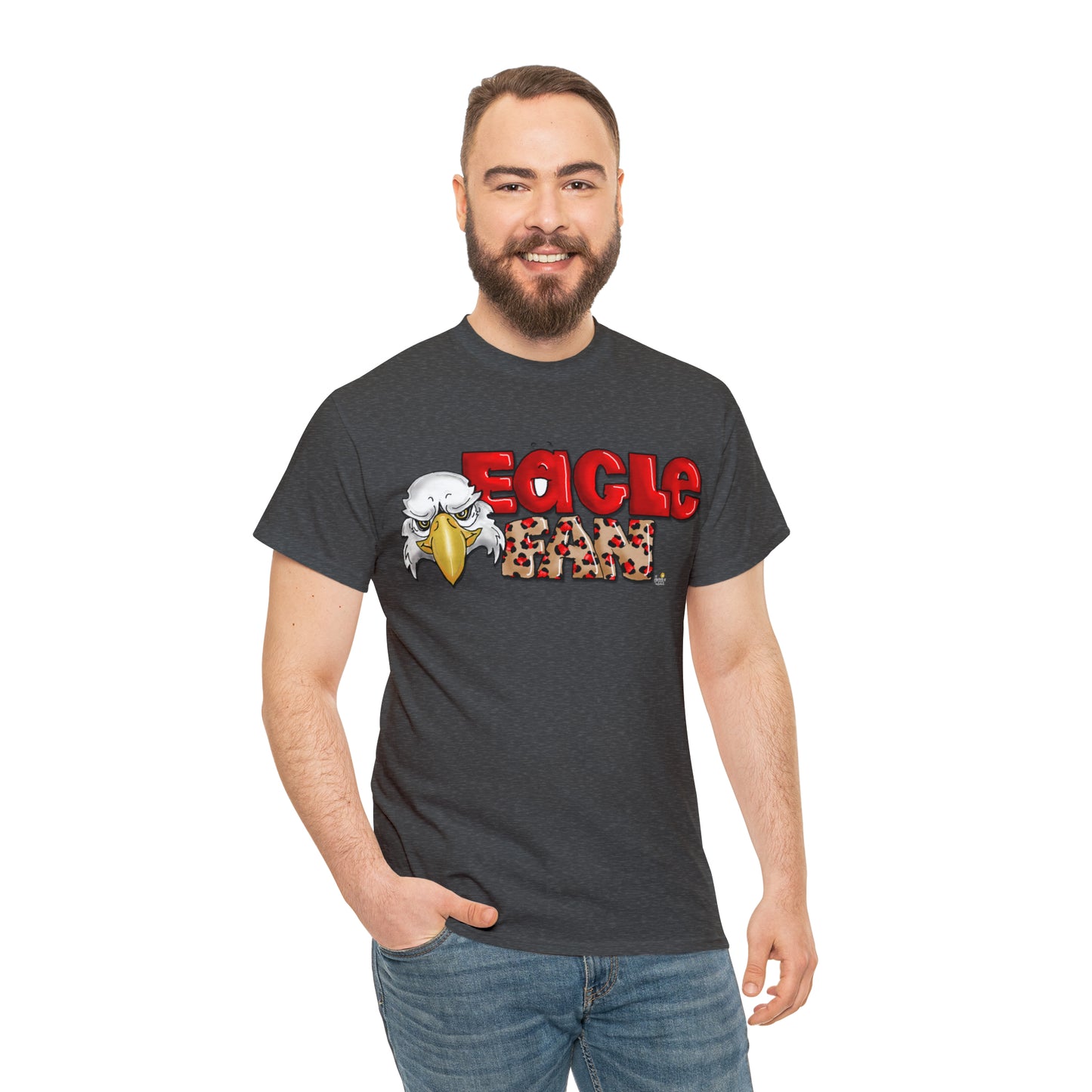 Eagle Fan (cheetah) Tshirt by The Giggle Network created by Laurie Repetto