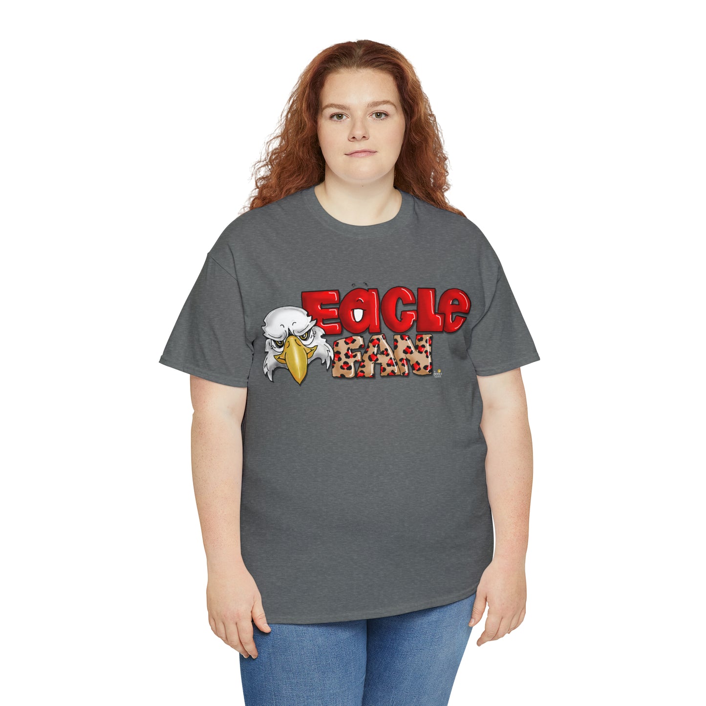 Eagle Fan (cheetah) Tshirt by The Giggle Network created by Laurie Repetto