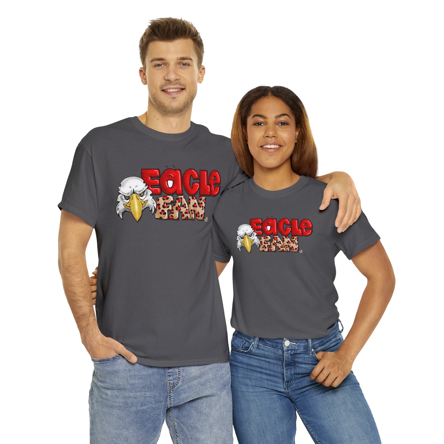 Eagle Fan (cheetah) Tshirt by The Giggle Network created by Laurie Repetto
