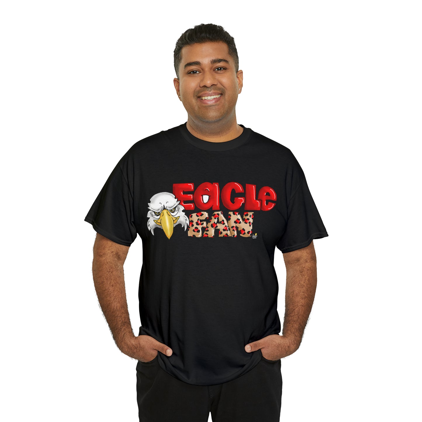 Eagle Fan (cheetah) Tshirt by The Giggle Network created by Laurie Repetto