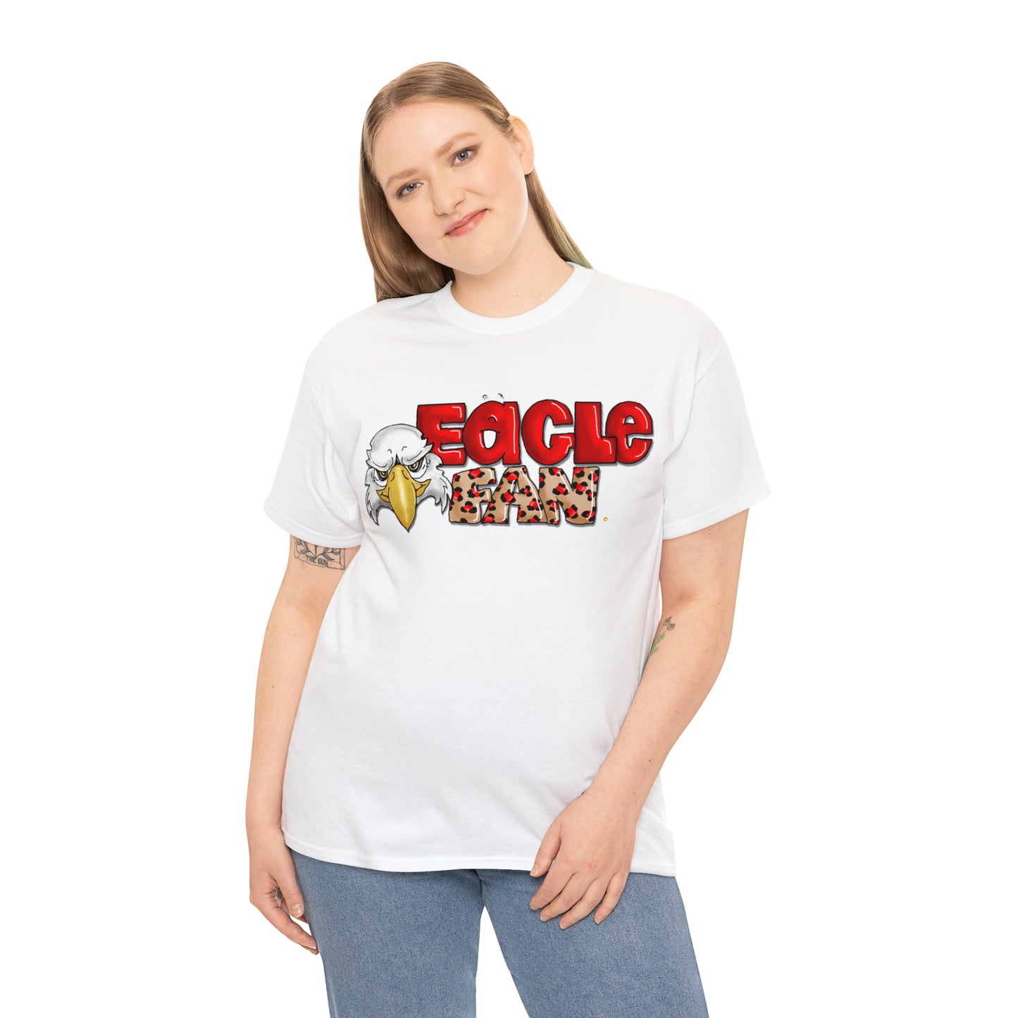 Eagle Fan (cheetah) Tshirt by The Giggle Network created by Laurie Repetto