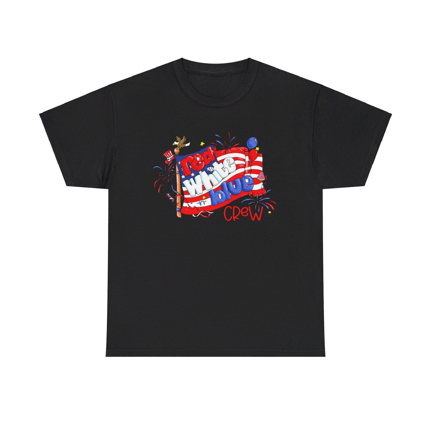 Red White and Blue Crew, July 4 Tshirts, Independence Day Tshirt,  by The Giggle Network