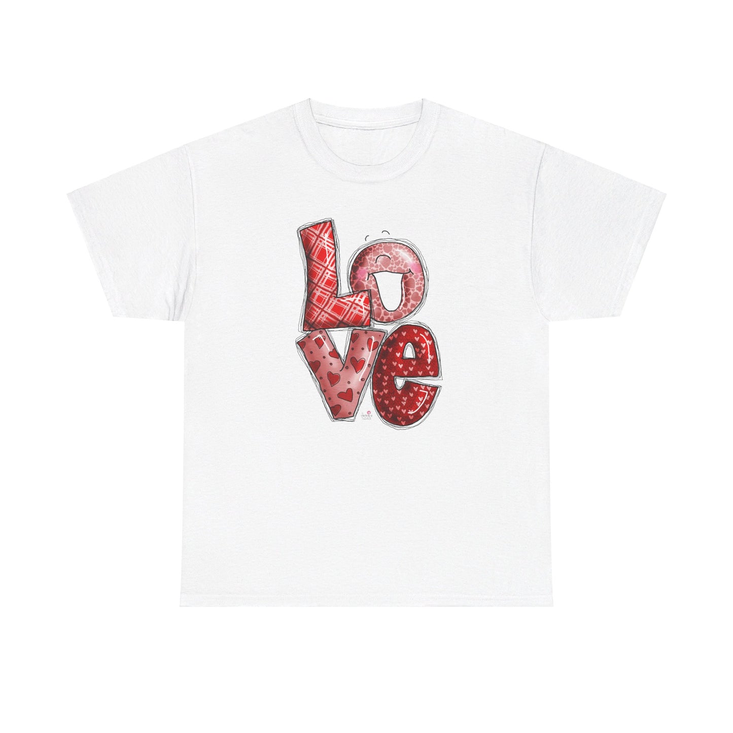 Love TShirt by The Giggle Network. Valentine's Tshirts. Love and hearts tshirt.