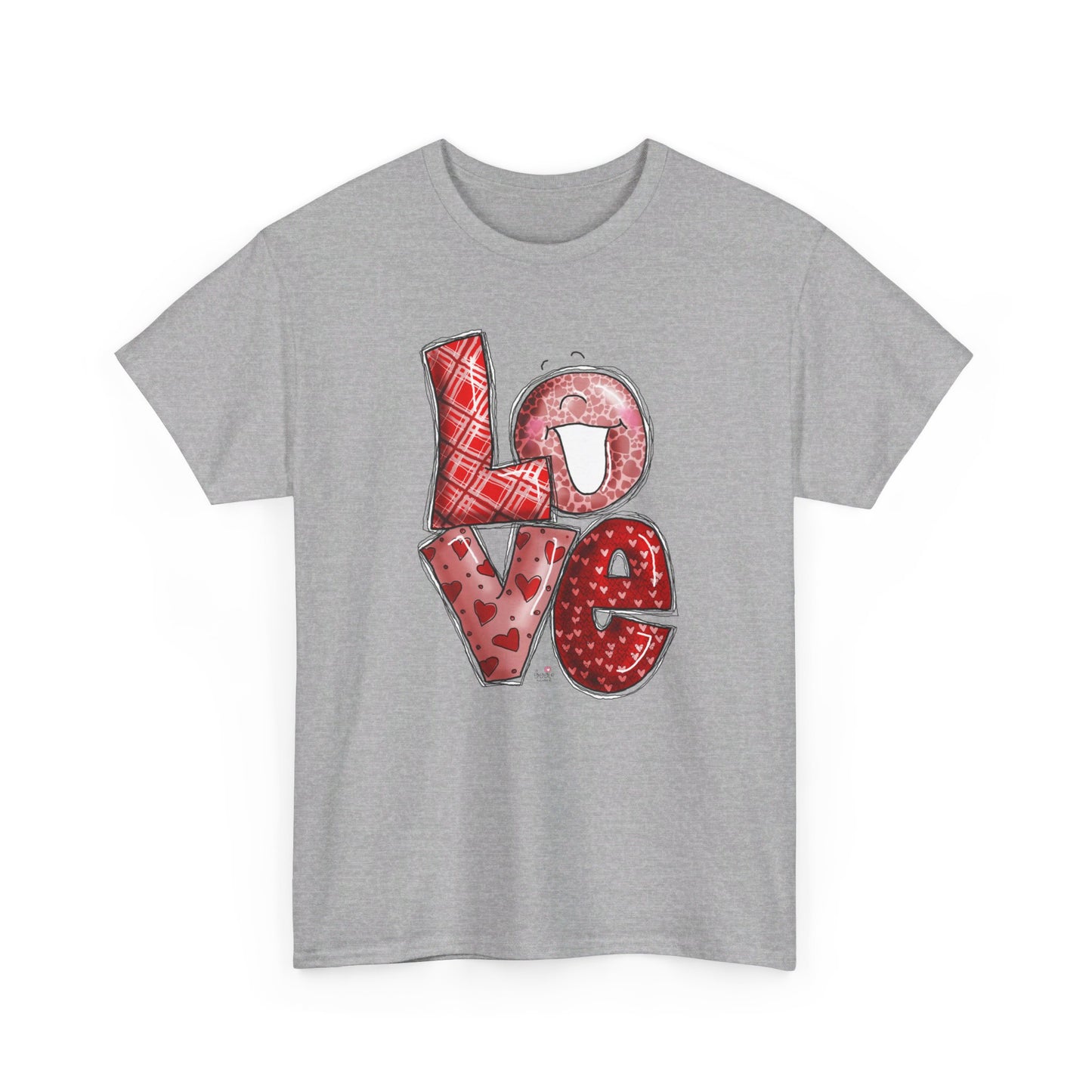 Love TShirt by The Giggle Network. Valentine's Tshirts. Love and hearts tshirt.