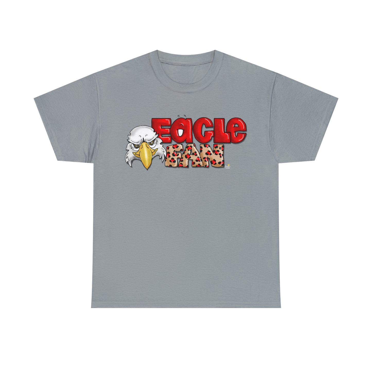Eagle Fan (cheetah) Tshirt by The Giggle Network created by Laurie Repetto