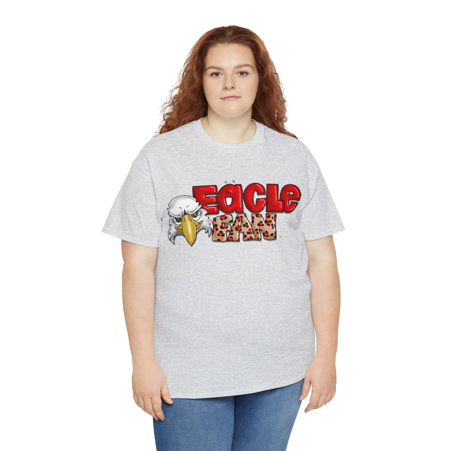 Eagle Fan (cheetah) Tshirt by The Giggle Network created by Laurie Repetto