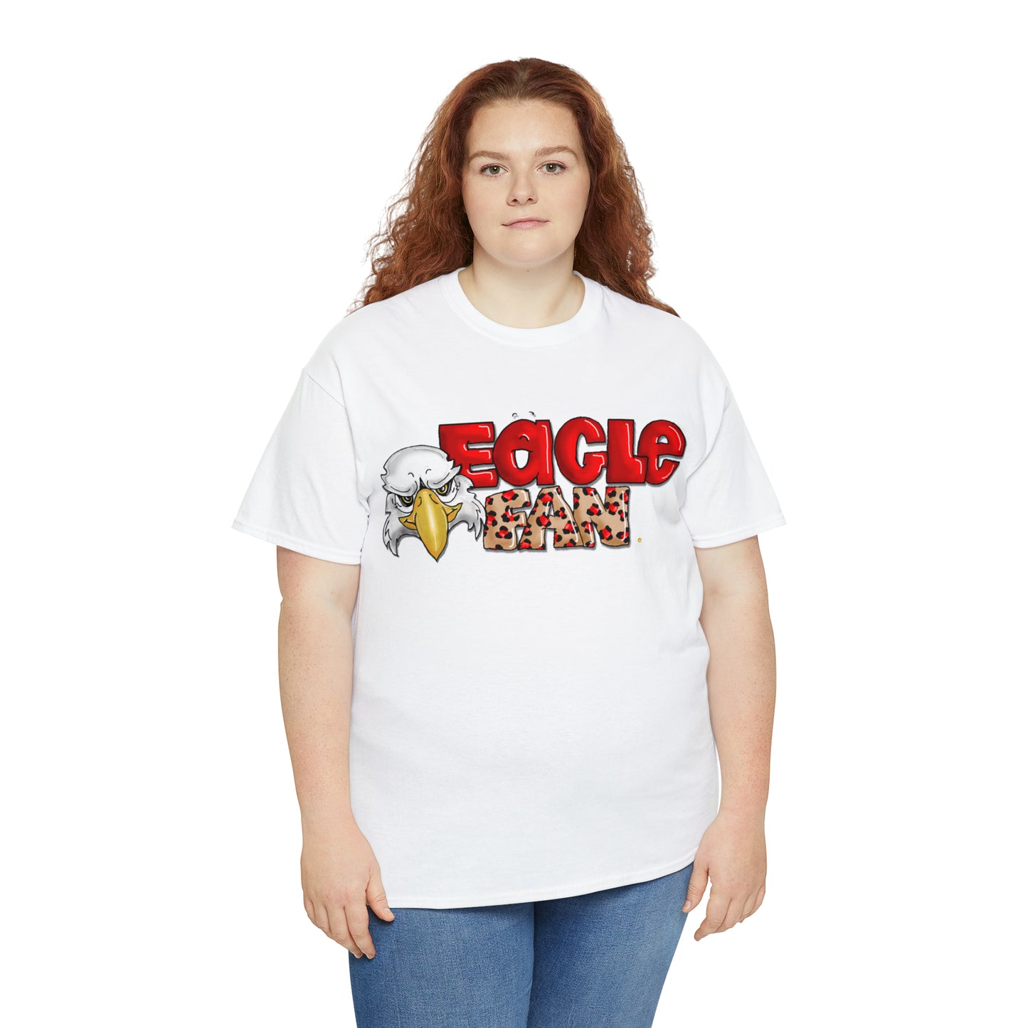 Eagle Fan (cheetah) Tshirt by The Giggle Network created by Laurie Repetto