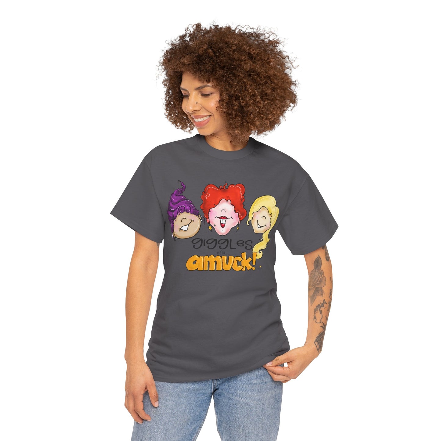 Hocus Pocus Giggles n Amuck Tshirt by The Giggle Network created by Laurie Repetto