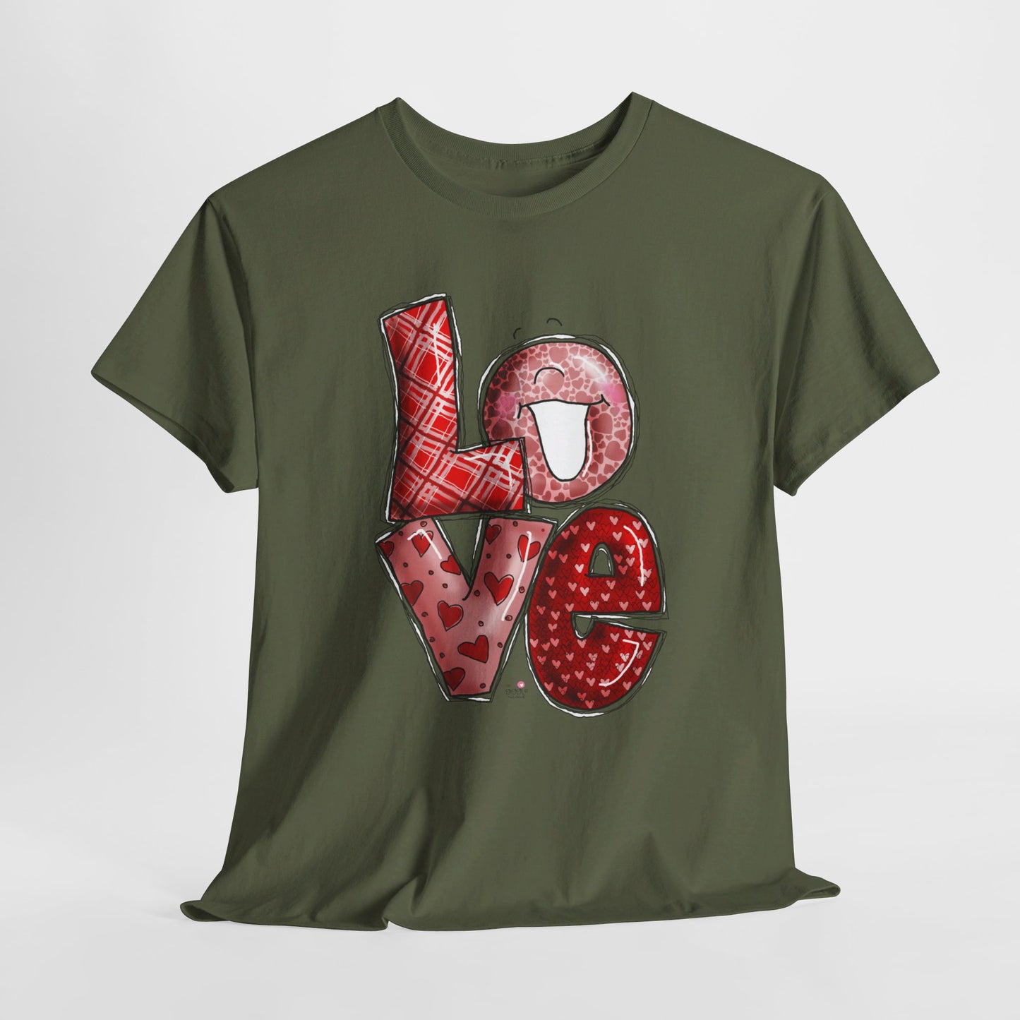 Love TShirt by The Giggle Network. Valentine's Tshirts. Love and hearts tshirt.