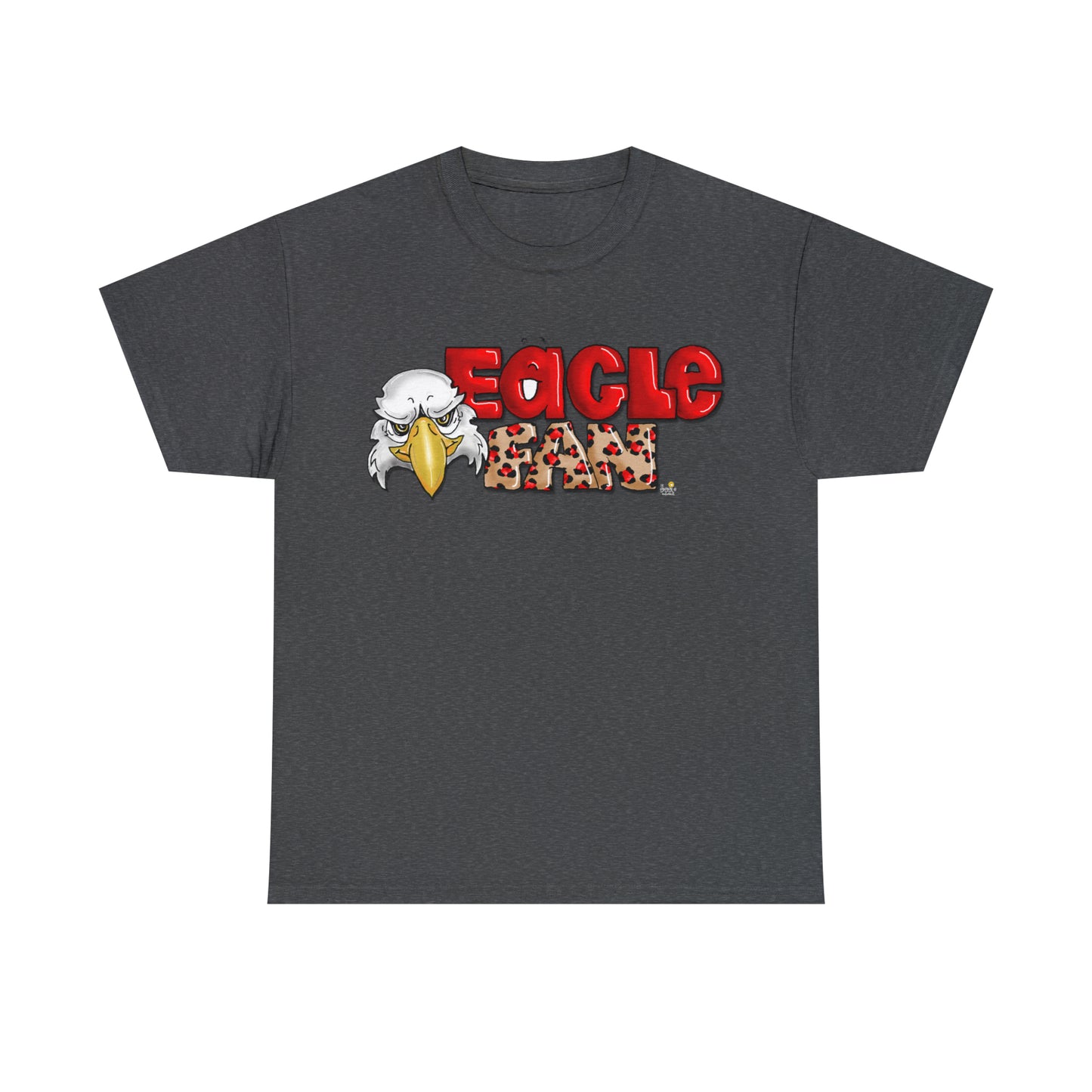 Eagle Fan (cheetah) Tshirt by The Giggle Network created by Laurie Repetto