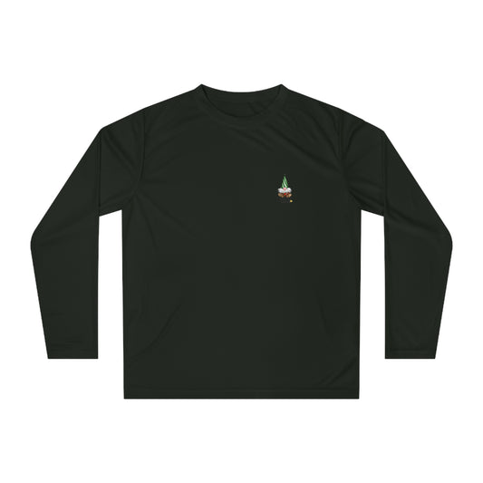 (front and back) Gnomie Wishes and Mistletoes Kisses Long Sleeve Shirt by The Giggle Network