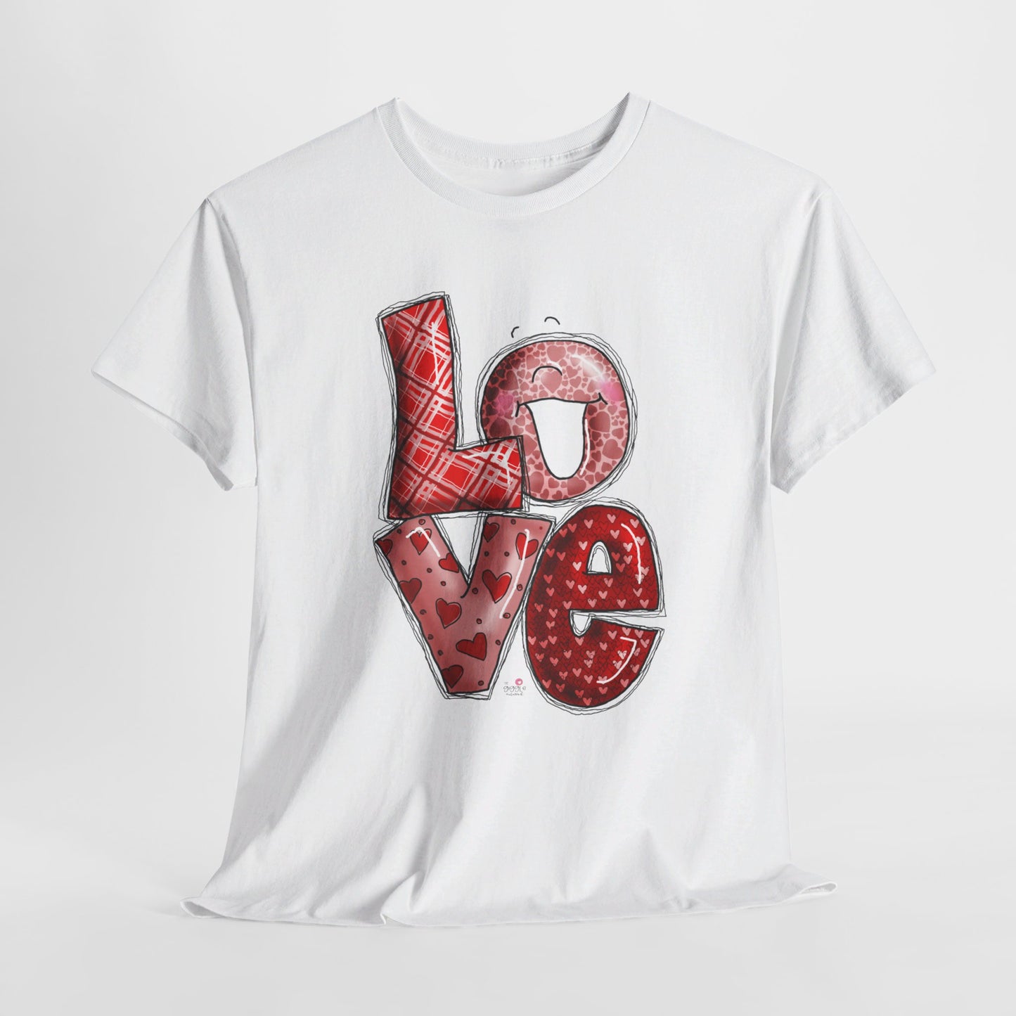 Love TShirt by The Giggle Network. Valentine's Tshirts. Love and hearts tshirt.