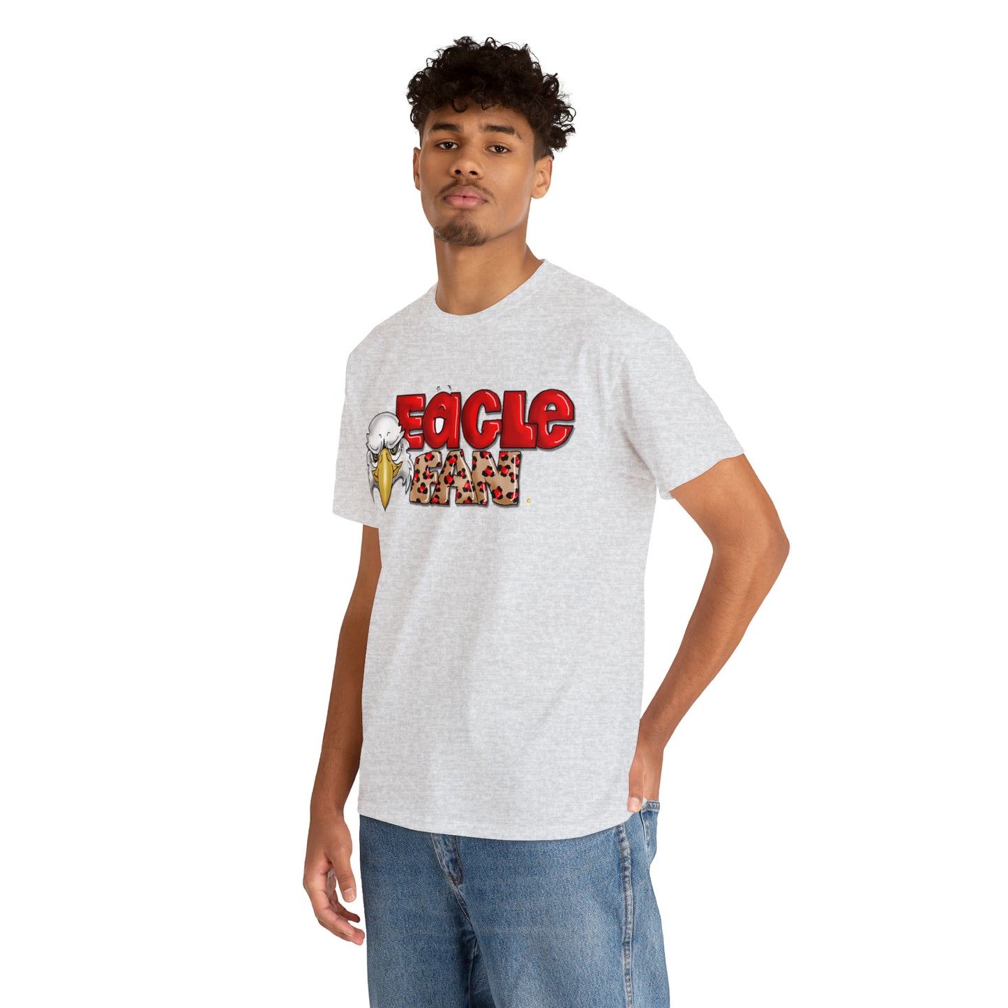 Eagle Fan (cheetah) Tshirt by The Giggle Network created by Laurie Repetto
