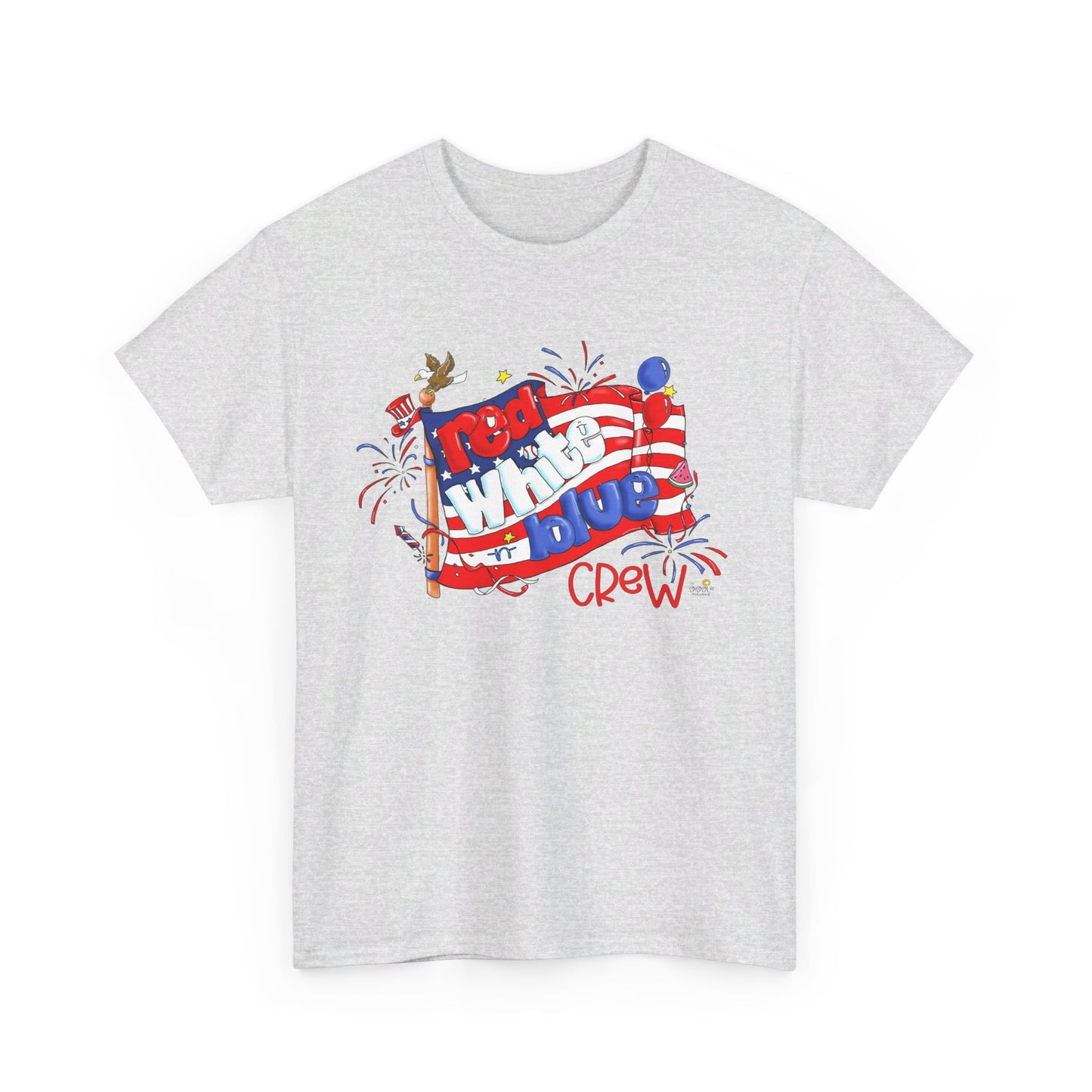 Red White and Blue Crew, July 4 Tshirts, Independence Day Tshirt,  by The Giggle Network