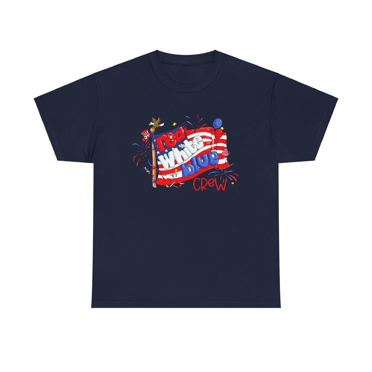 Red White and Blue Crew, July 4 Tshirts, Independence Day Tshirt,  by The Giggle Network