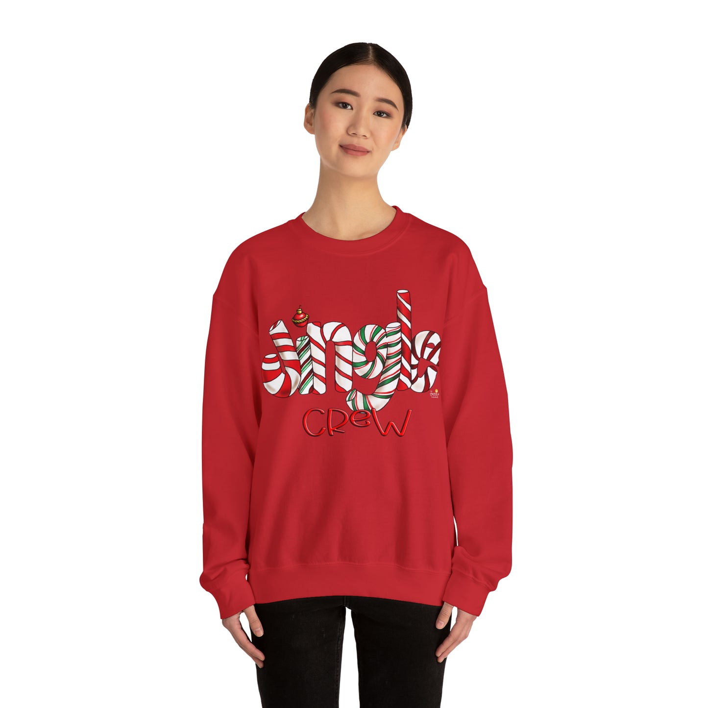 Everybody's JINGLE CREW  sweatshirt by The Giggle Network