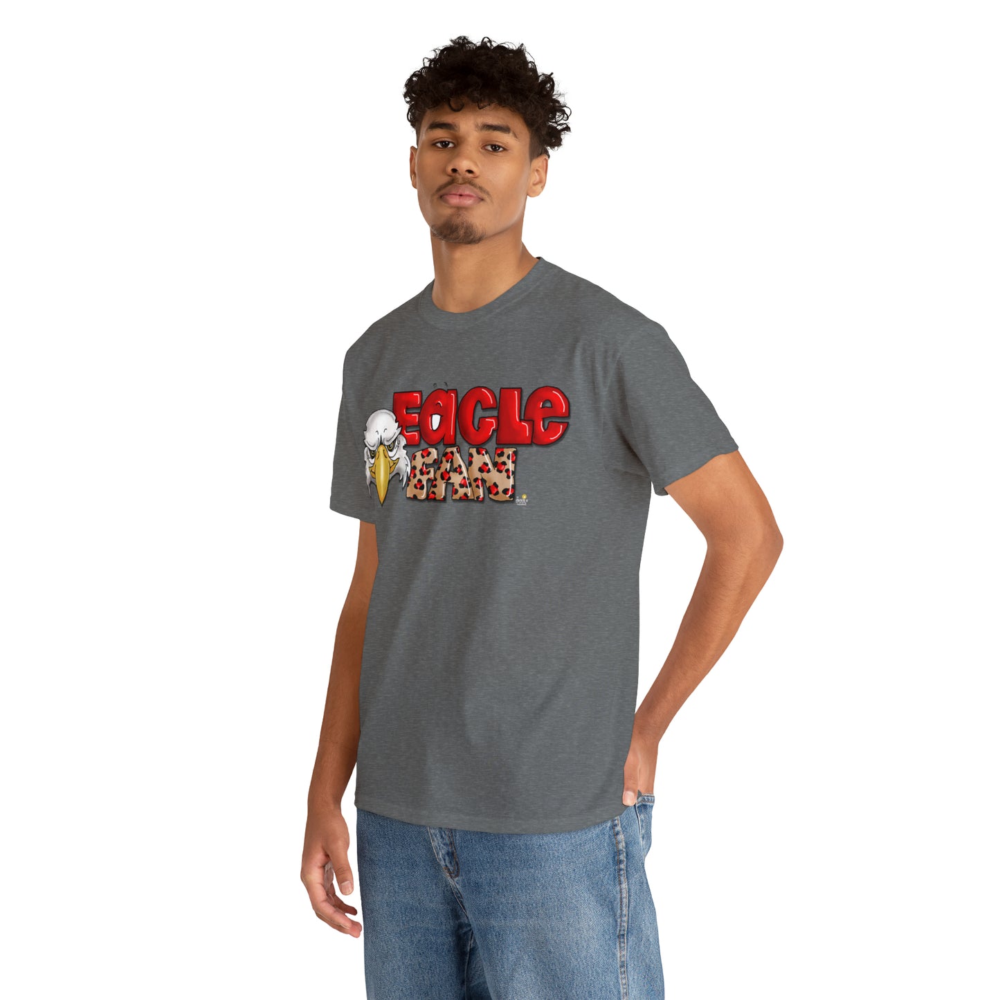 Eagle Fan (cheetah) Tshirt by The Giggle Network created by Laurie Repetto