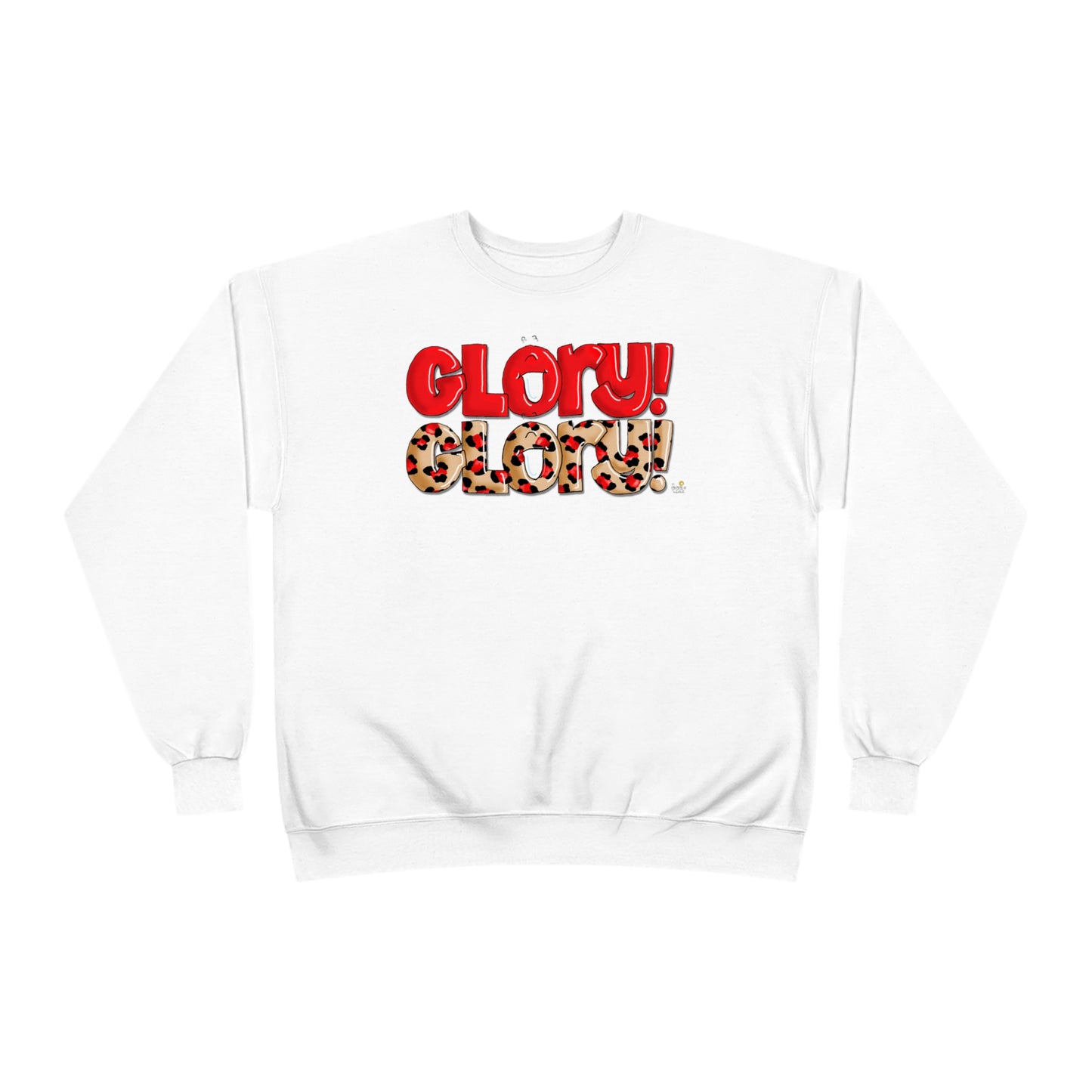 GLORY! GLORY! Sweatshirt for UGA fans from The Giggle Network created by Laurie Repetto