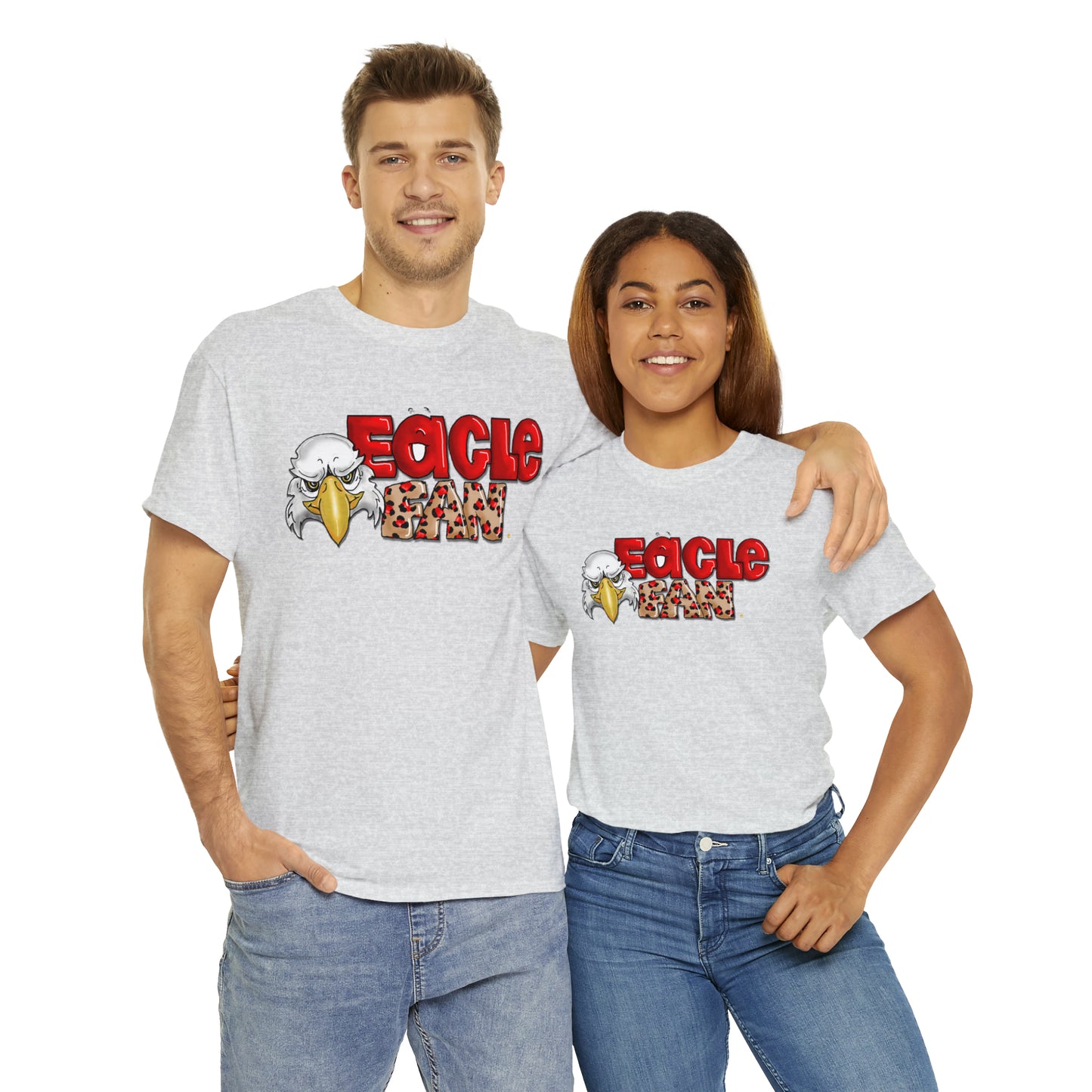 Eagle Fan (cheetah) Tshirt by The Giggle Network created by Laurie Repetto
