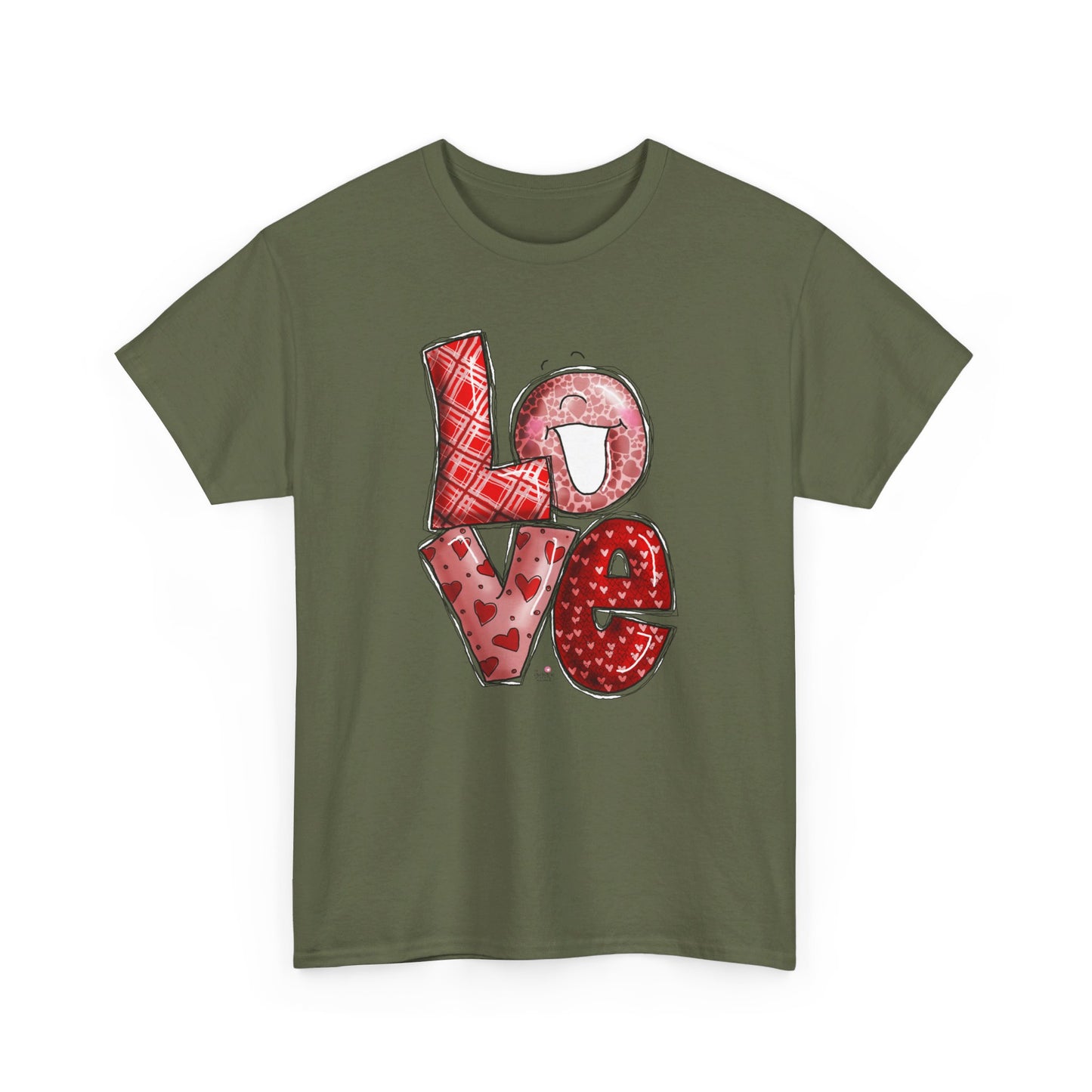 Love TShirt by The Giggle Network. Valentine's Tshirts. Love and hearts tshirt.