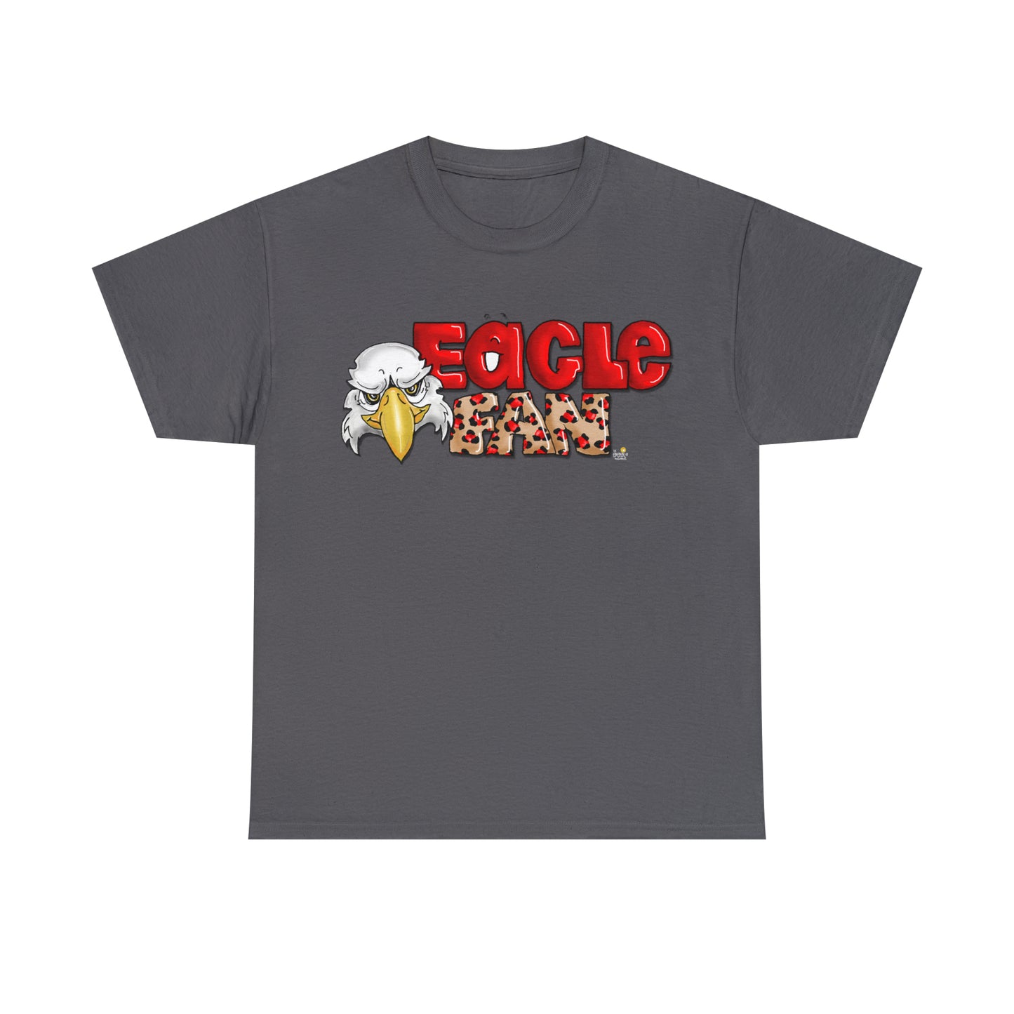 Eagle Fan (cheetah) Tshirt by The Giggle Network created by Laurie Repetto